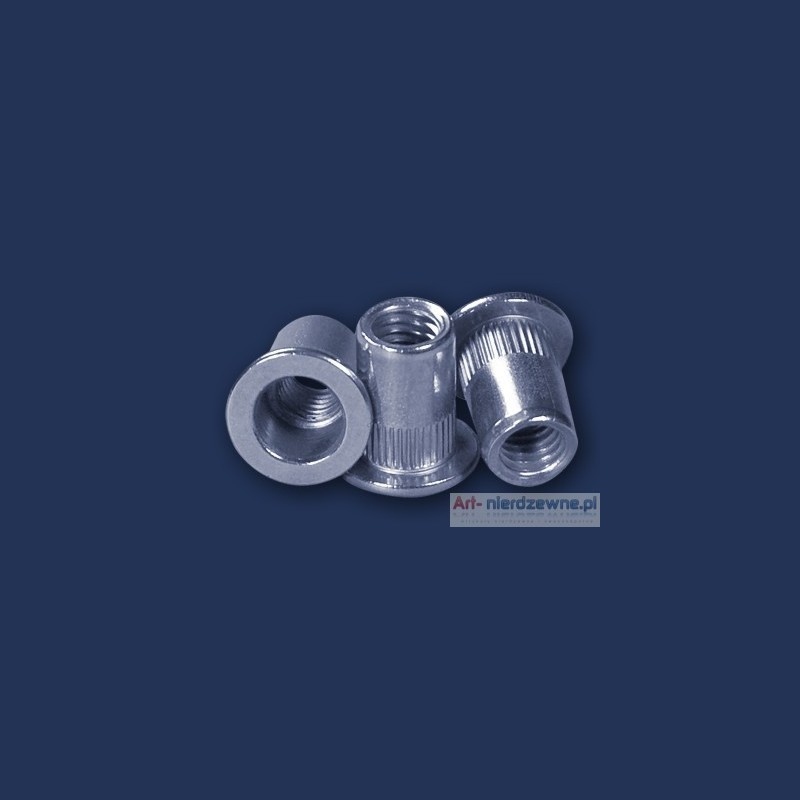 nitonakrętka M4 A2 płaski kołnierz nierdzewna