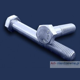 M 6x50 DIN 931 A2 śruba sześciokątna nierdzewna