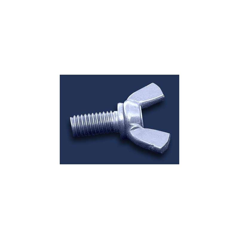 śruba M 4x10 DIN 316 A2 motylkowa nierdzewna