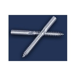 dwugwint M 6x80 drewno-metal A2  nierdzewny