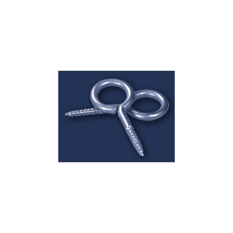 wkręt do drewna 3,3x16 A2 oczkowy nierdzewny