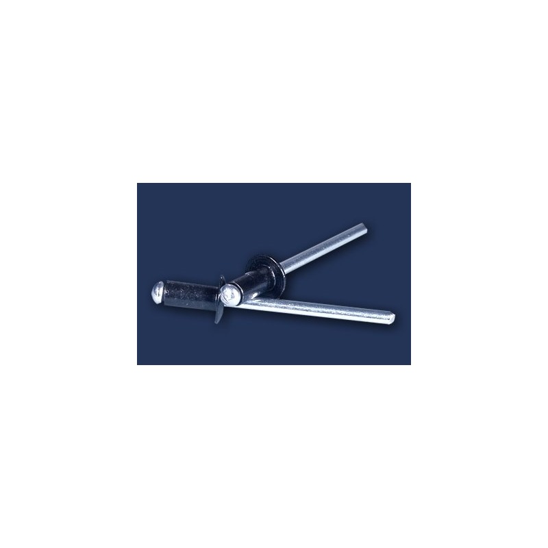 nit zrywalny 3,2x8 DIN 7337 ALU/STAL CZARNY ral 9005