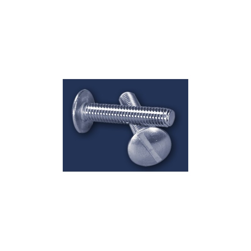 wkręt polier M 3x6 A2 grzybkowy z nacięciem prostym nierdzewny