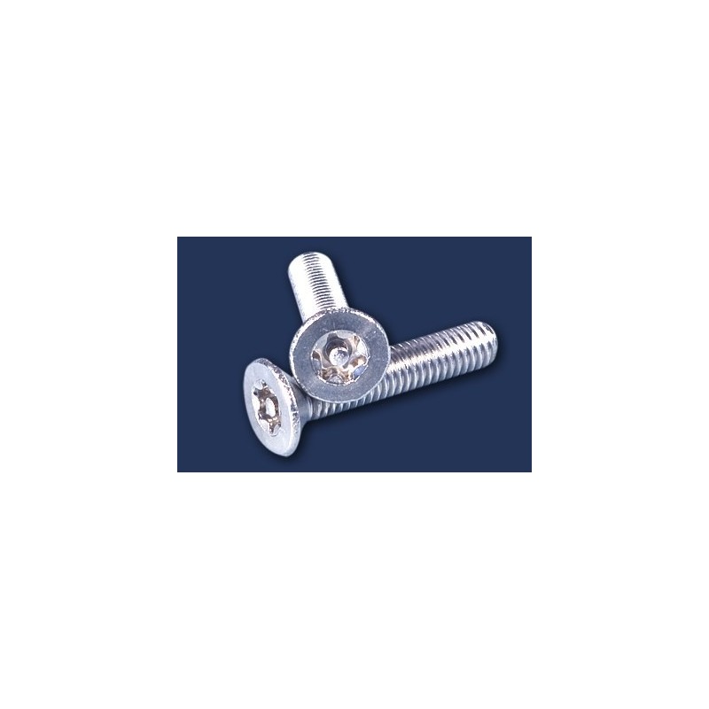 śruba  M 4x10 DIN 7991 security A2 stożkowa nierdzewna TORX-bolec