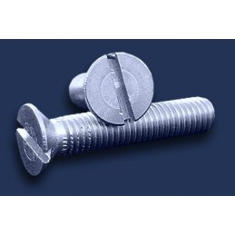 wkręt M 2x8 DIN 963 A2 stożkowy nierdzewny, nacięcie proste