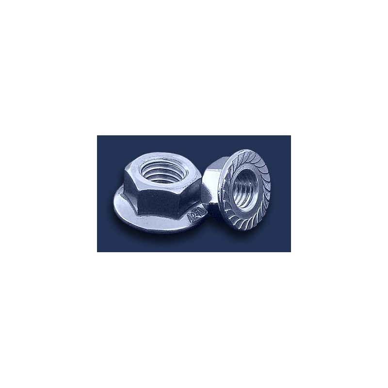 nakrętka M4 DIN 6923 A2 kołnierzowa nierdzewna