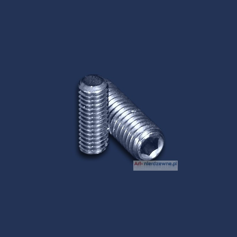 wkręt M 3x3 DIN 913 A2  dociskowy nierdzewny imbus