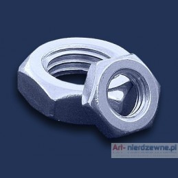 M3 DIN 439 A2 nakrętka niska nierdzewna