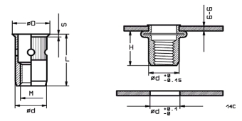 Nionakrętka BCT Niotnakrętka BCT